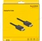 DeLOCK DisplayPort 2.1 Kabel schwarz, 3m Vorschaubild