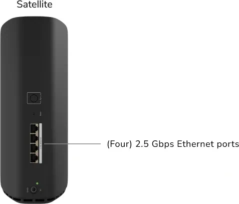 Netgear Orbi Wi-Fi 7, 870 Serie RBE870B, Satellit, schwarz