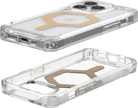 UAG Plyo Case with MagSafe für Apple iPhone 15 Pro ice/gold