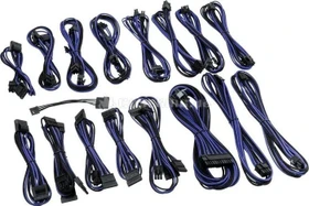 CableMod C-Series ModFlex Full Cable Kit, AXi, HXi, RM, schwarz/blau (CM-CSI-FKIT-KKB)