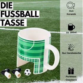 Winkee Sport Kaffeetasse Fußball 303ml