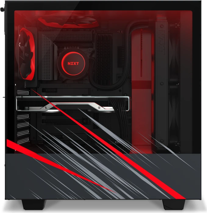 NZXT H510i Phantom Gaming Special Edition, Glasfenster