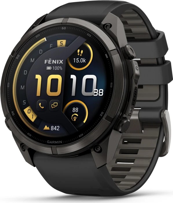 Garmin Fenix 9 Pro inReach 51mm carbon grey dlc titanium/black-pebble grey