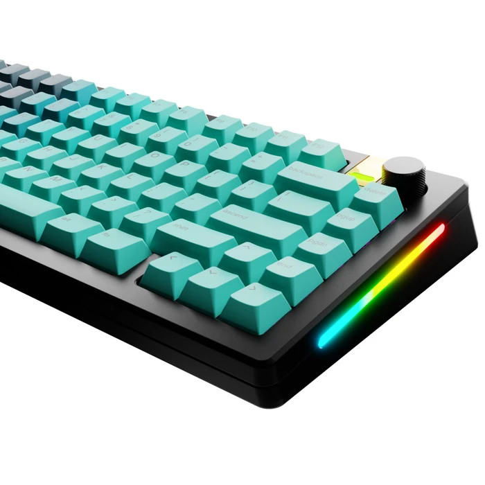 Glorious GPBT Gradient V2 Keycaps, Kunststoff (PBT), Rainforest, grün, 131 Tasten, ANSI-US