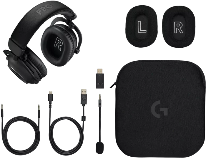 Logitech G Pro X 2 Lightspeed + Ständer schwarz