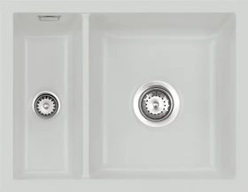 systemceram Mera 60 F/o Einbau Becken rechts alu