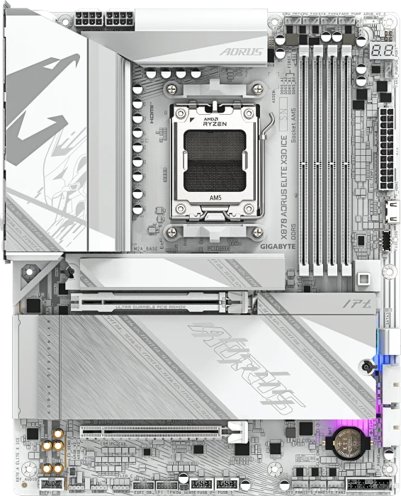 GIGABYTE X870 AORUS Elite X3D ICE (AMD AM5)