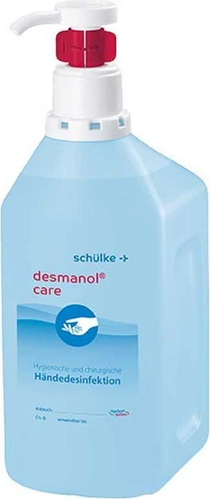 Schülke & Mayr Desmanol care Handdesinfektionsmittel mit hyclick Spender, 1l
