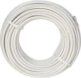 Kopp Schlauchleitung H03VV-F 2×0,75mm², 2-adrig, 25m Ring, weiß