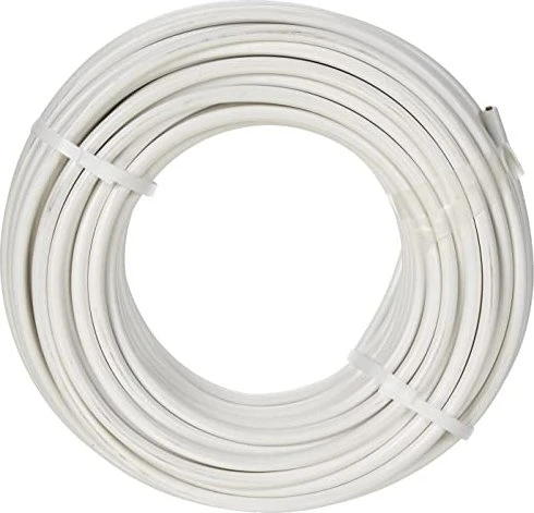 Kopp Schlauchleitung H03VV-F 2×0,75mm², 2-adrig, 25m Ring, weiß