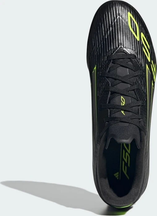 adidas F50 League TF core black/iron metallic/lucid lemon