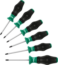 Wera Kraftform Comfort 1334/1355/6 Schraubendrehersatz, 6-tlg.