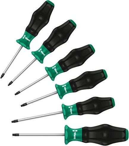 Wera Kraftform Comfort 1334/1355/6 Schraubendrehersatz, 6-tlg.
