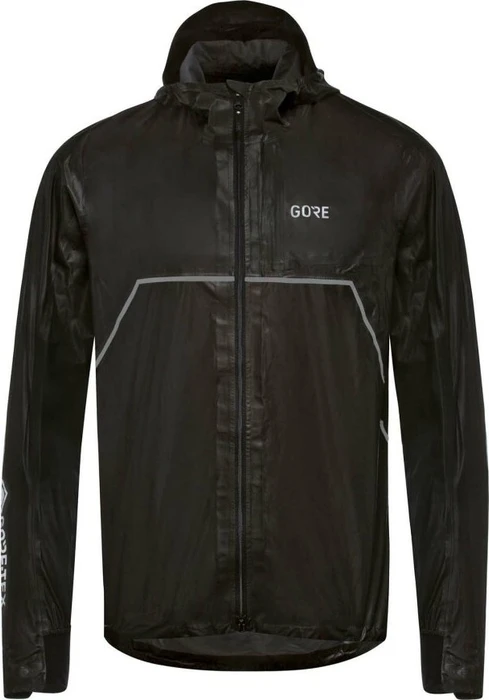 Gore Wear R7 Gore-Tex Shakedry Trail Hooded Laufjacke schwarz (Herren)