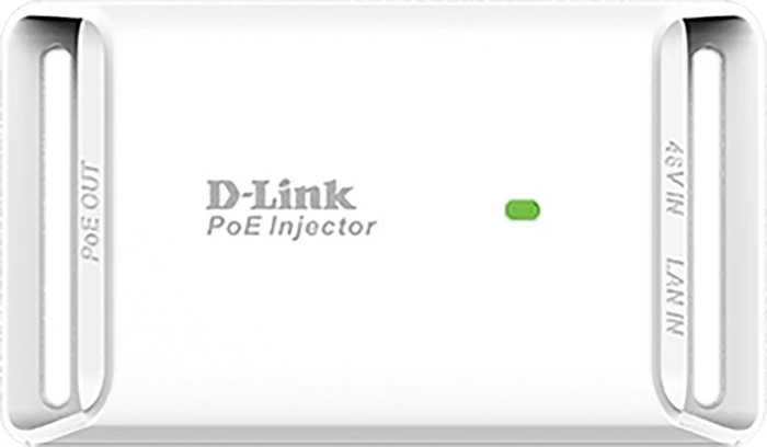 D-Link Desktop Gigabit PoE-Injektor, 2x RJ-45, 15.4W PoE