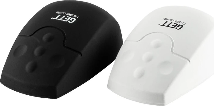 GETT KH29217 Wireless Silicone Mouse with Click-Scroll, schwarz, USB