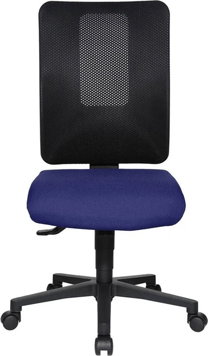 Topstar Open X (N) Bürostuhl, Fußkreuz Kunststoff schwarz, Bezug Stoff blau