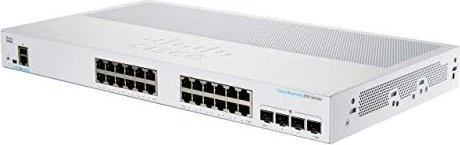 Cisco Business 250 Rackmount Gigabit Smart Switch, 24x RJ-45, 4x SFP+