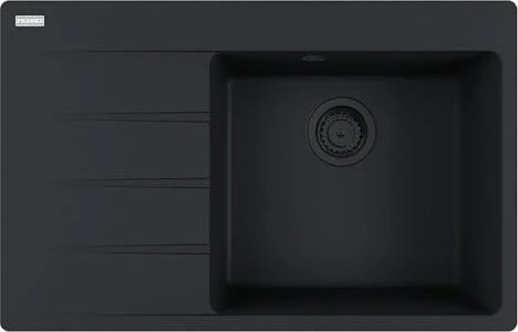 Franke Centro CNG 611-78 A Einbau Becken links black matt