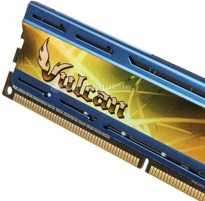 TeamGroup Vulcan blau UDIMM 8GB Kit, DDR3-1600, CL9-9-9-24