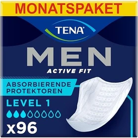 Tena Men Active Fit Level 1 Hygieneeinlage, 96 Stück (8x 12 Stück)
