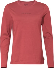Vaude Logo Shirt langarm brick (Damen)