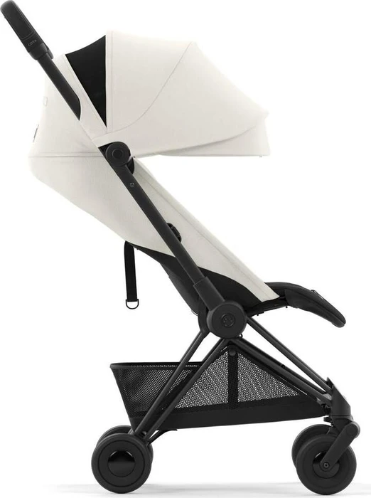 Cybex Coya Matte Black Frame off white