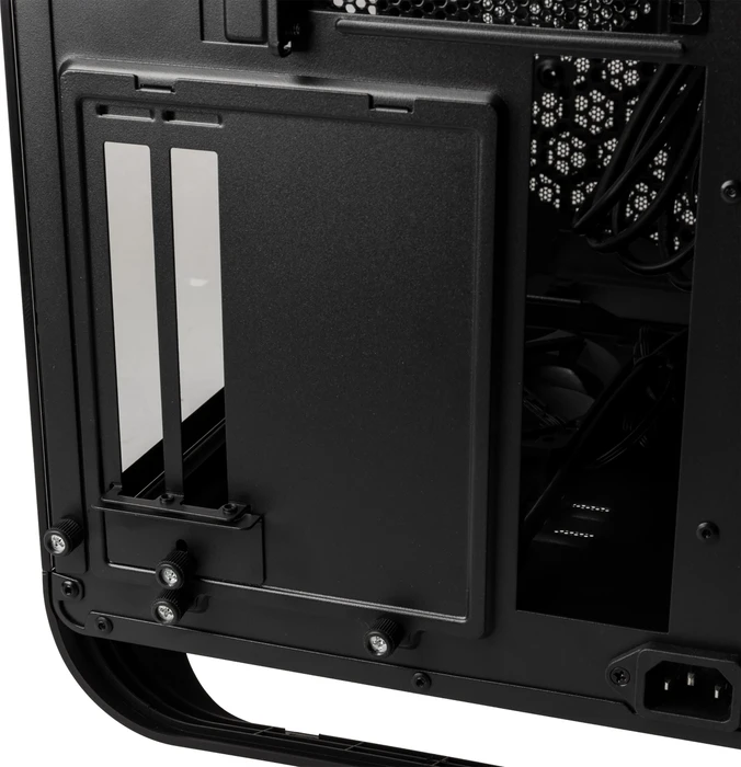 BitFenix Prodigy M 2022, schwarz, Glasfenster