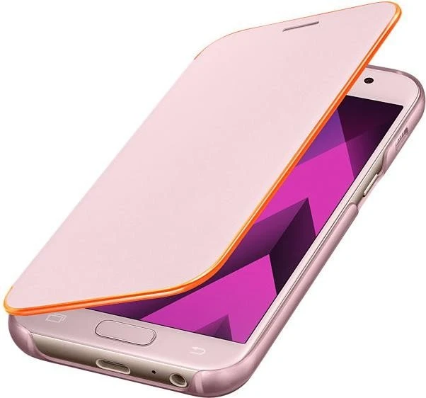 Samsung Neon Flip Cover für Galaxy A3 (2017) pink