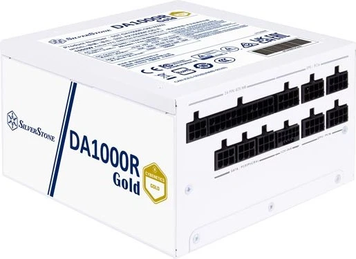 SilverStone Decathlon Gold Series DA1000R GM (12V-2x6) weiß 1000W, ATX 3.0