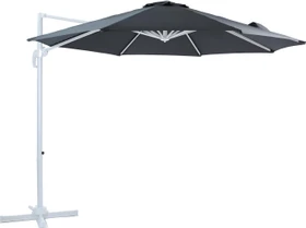 Axi Marisol Ampelschirm 300cm weiß/grau
