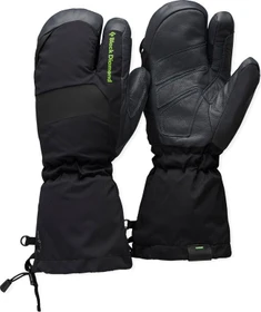 Black Diamond Alpine 3 Finger Mitt Handschuhe black/carbon