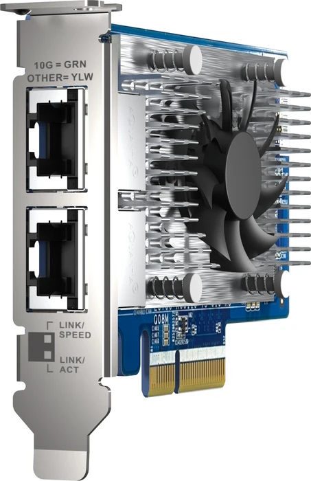 QNAP LAN-Adapter, 2x RJ-45, PCIe 3.0 x4