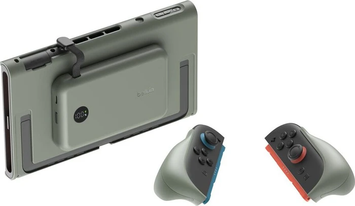 Belkin Charging Grip Auflade Halterung olive (Switch 2)