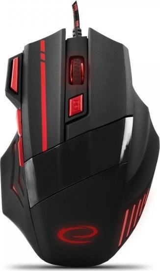 Esperanza MX201 Wolf 7D rot, USB