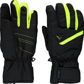 Ziener Gary AS Skihandschuhe poison yellow/black