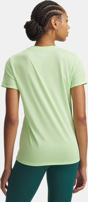 Under Armour Tech V Funktionsshirt kurzarm lumos lime/white (Damen)