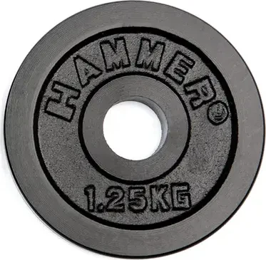 Hammer Gusseisen 30mm Hantelscheibe 1.25kg