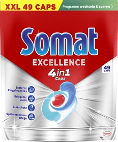 Somat Excellence 4in1 Geschirrspültabs, 49 Stück