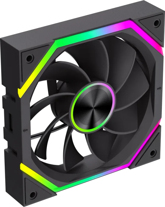 GameMax FN12A-N2 WL-R, schwarz, 120mm, 3er-Pack