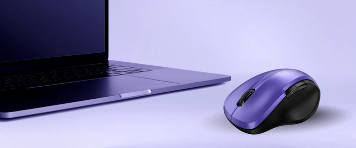 Genius Ergo 8200S Wireless Silent Mouse braun/schwarz, USB