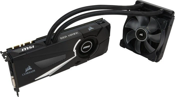 MSI GeForce GTX 1070 Sea Hawk X, 8GB GDDR5, DVI, HDMI, 3x DP