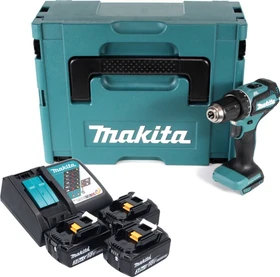 Makita DDF485RF3J Akku-Bohrschrauber inkl. MAKPAC + 3 Akkus 3.0Ah