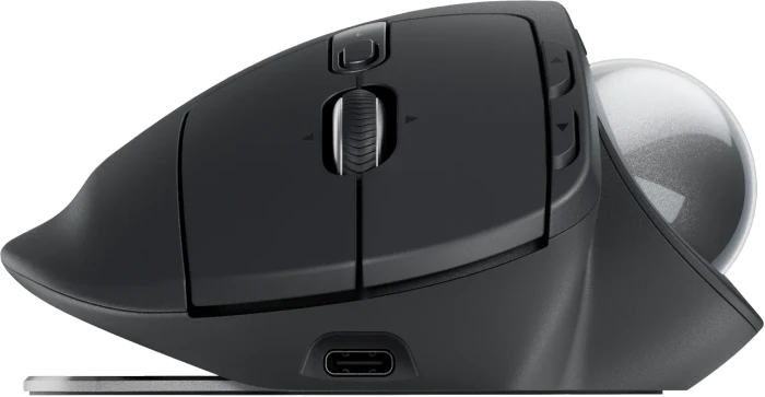 Logitech MX Ergo S Advanced Wireless Trackball, schwarz, Logi Bolt, Bluetooth