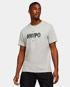 Nike Dri-FIT HWPO Funktionsshirt kurzarm dark grey heather (Herren)