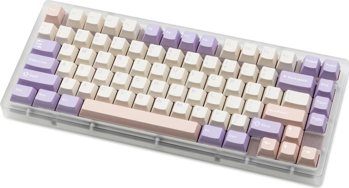 Wobkey Rainy 75 Pro Acrylic Limited Edition, transparent, LEDs RGB, Kailh Cocoa, USB/Bluetooth, US