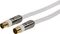 Hama Antennen-Kabel Koax-Stecker - Koax-Kupplung, 1.5m, 120dB, weiß Vorschaubild