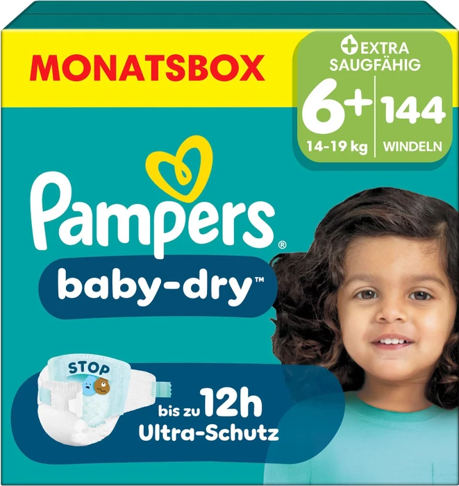 Pampers Baby-Dry Gr.6 Einwegwindel, 13-18kg