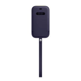 Apple Lederhülle mit MagSafe für iPhone 12 Mini dunkelviolett