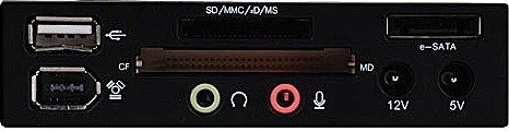 SilverStone FP35 Multi-Slot-Cardreader, USB 2.0 9-Pin Stecksockel [Stecker]
